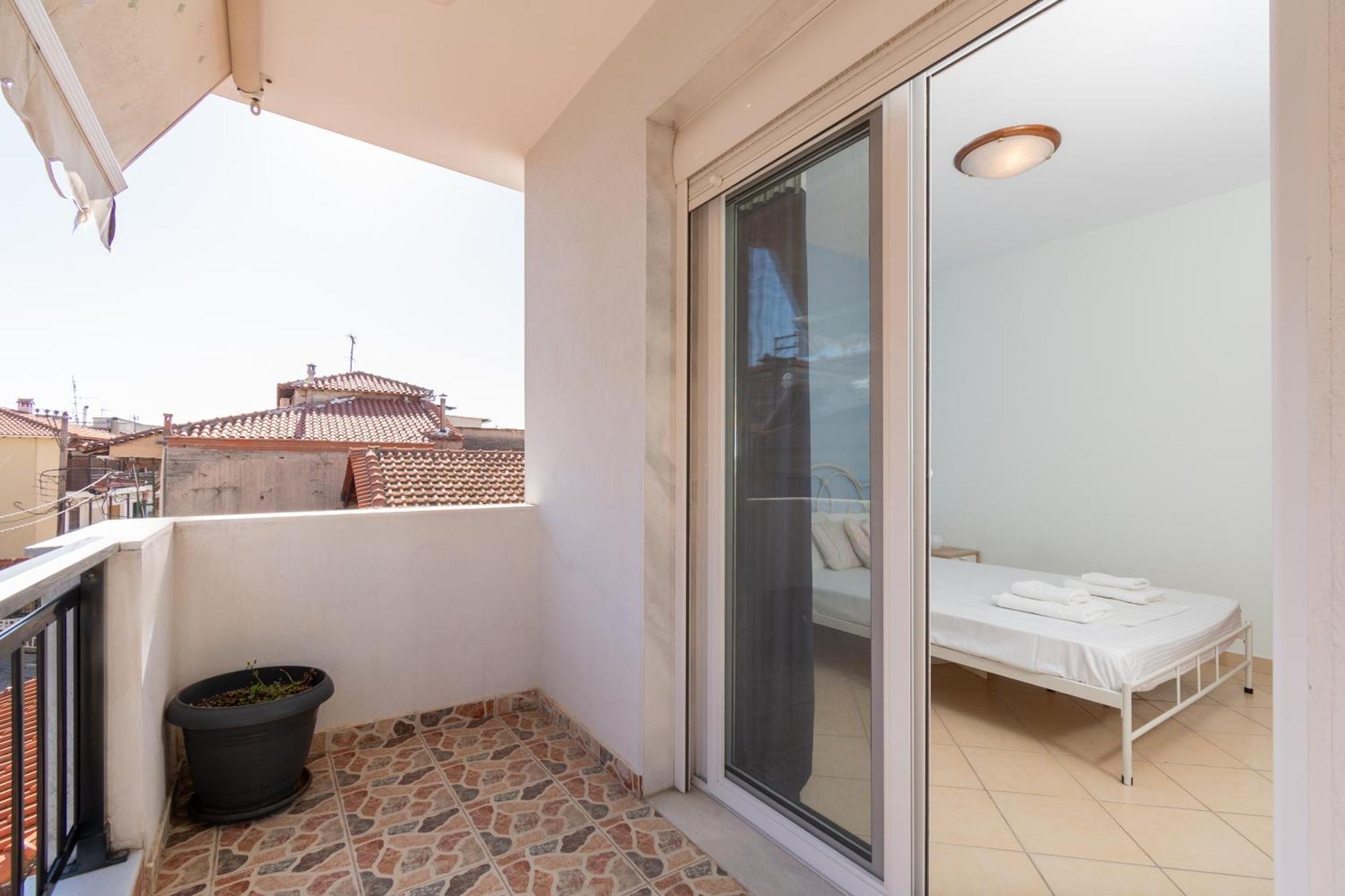The Sunset Balcony Apartman Néosz Marmarász Kültér fotó